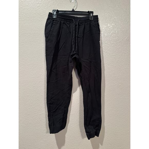 No Boundaries black elastic waist khaki joggers M (32-34) - Picture 1 of 9